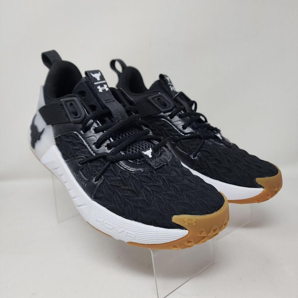 Under Armour Project Rock 6 Training Shoes Womens 8 Black Hovr Clone Sneakers